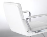 Gloss-White fibreglass backrest shell